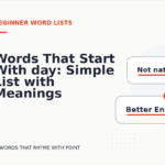 Words That Start With day: Simple List with Meanings