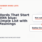 Words That Start With blue: Simple List with Meanings