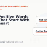 Positive Words That Start With heart