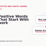 Positive Words That Start With work