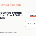 Positive Words That Start With rain