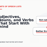 Adjectives, Nouns, and Verbs That Start With mind