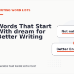Words That Start With dream for Better Writing